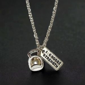 Fitness/Weightlifting Motivational/Inspirational Necklace | New without tag
